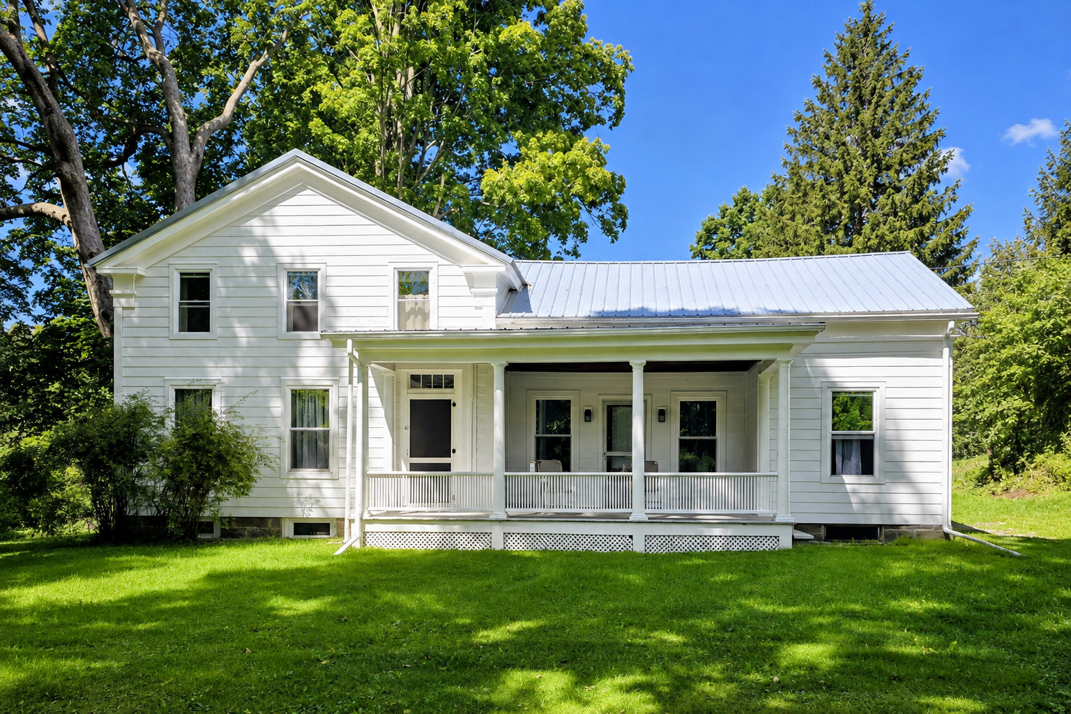 White house used to represent a pre-listing home inspection